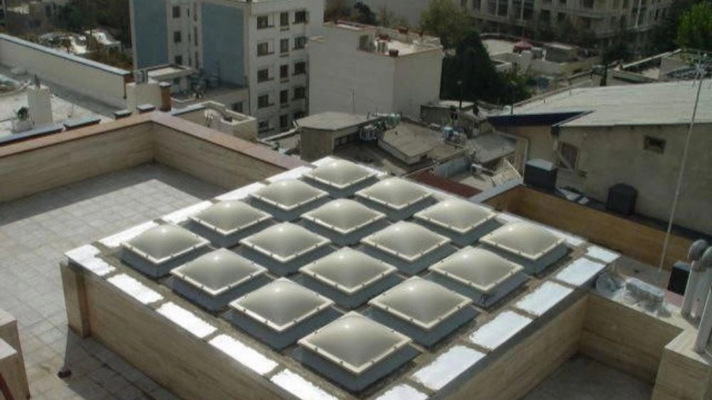 اجرای نورگیر حبابی