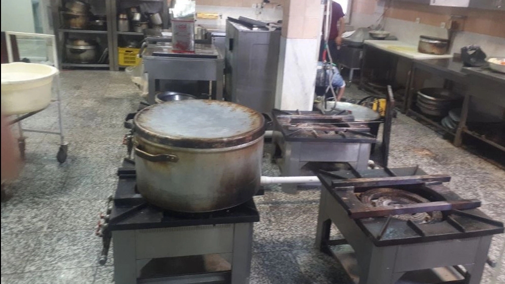 ساخت دیگ تک جداره همراه آبکش و شیر خروجی