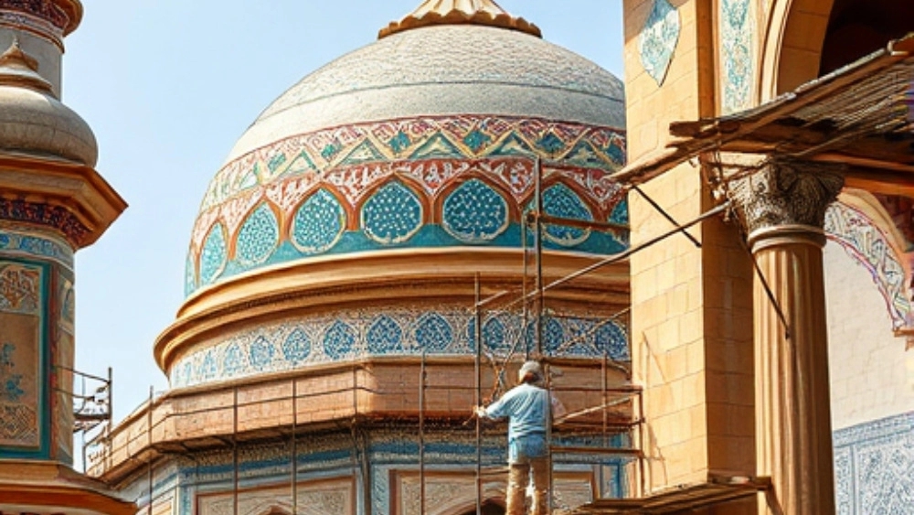 ساخت گنبد گلدسته و ضریح در بوشهر