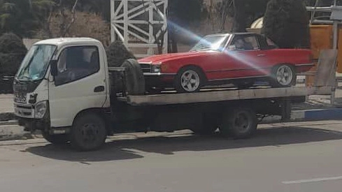 کفی خودروبر اسفندیاری خودرو سوار در جاده هراز