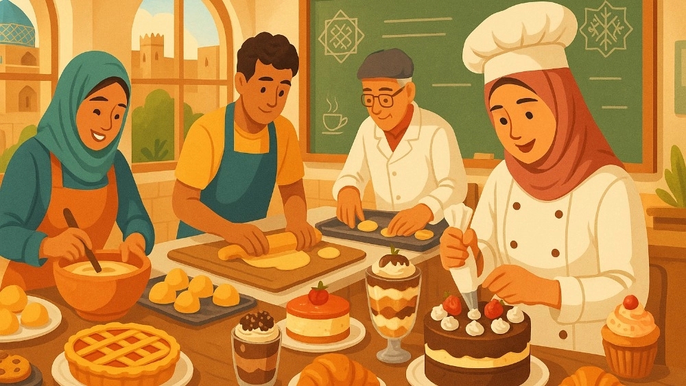 آموزش پخت شیرینی، کیک و دسر در بیرجند: آموزشگاه فنی و حرفه ای رسولی