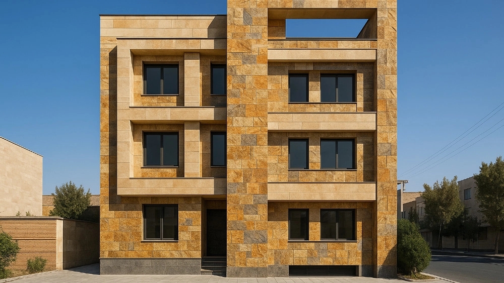 سنگ کاری ساختمان در قزوین؛ انتخاب بهترین متریال برای نمایی ماندگار
