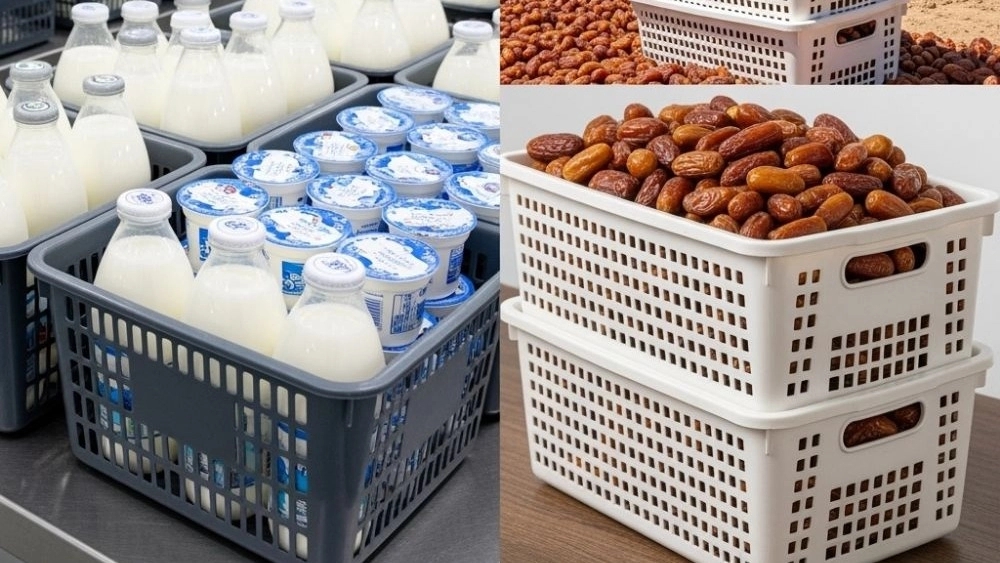 کاربردهای سبد لبنیات و سبد خرما در صنایع غذایی و کشاورزی