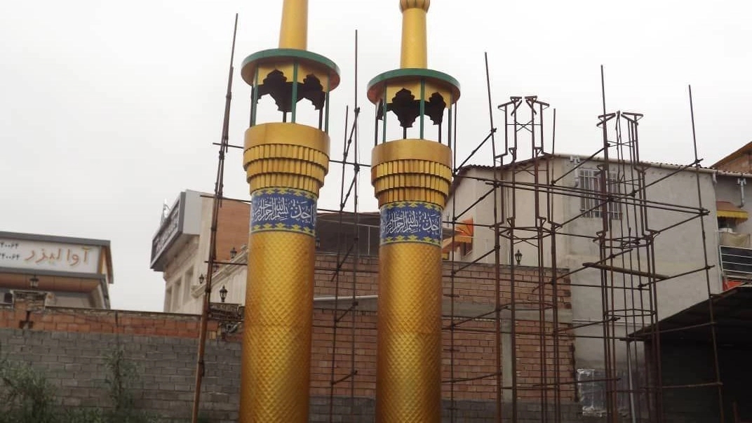ساخت گنبد فلزی در بوشهر کیفیت برتر با گنبد گلدسته و ضریح سازی اسدی احمدی