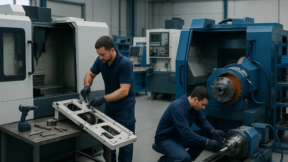 مراحل و فرآیند دقیق اورهال ماشین آلات CNC در پیشتاز ماشین