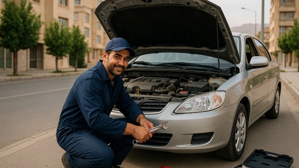 مزایای تعمیر خودرو در محل در سلماس