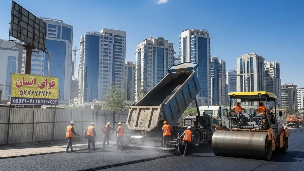 پخش و فروش آسفالت فله ای و بسته بندی