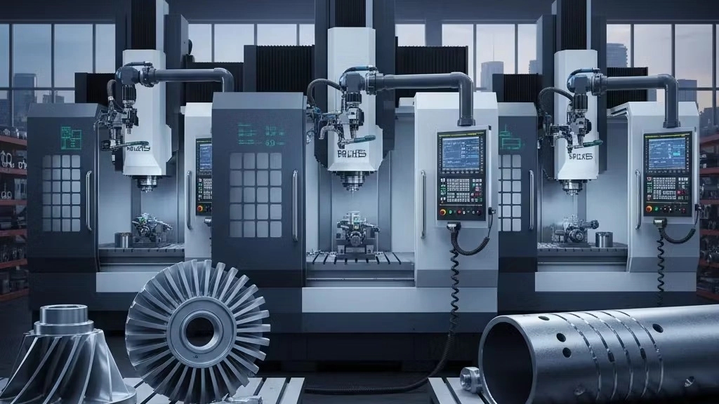 کارگاه رضایی، خدمات تراشکاری cnc قطعات توربین کمپرسور لوله در تهران