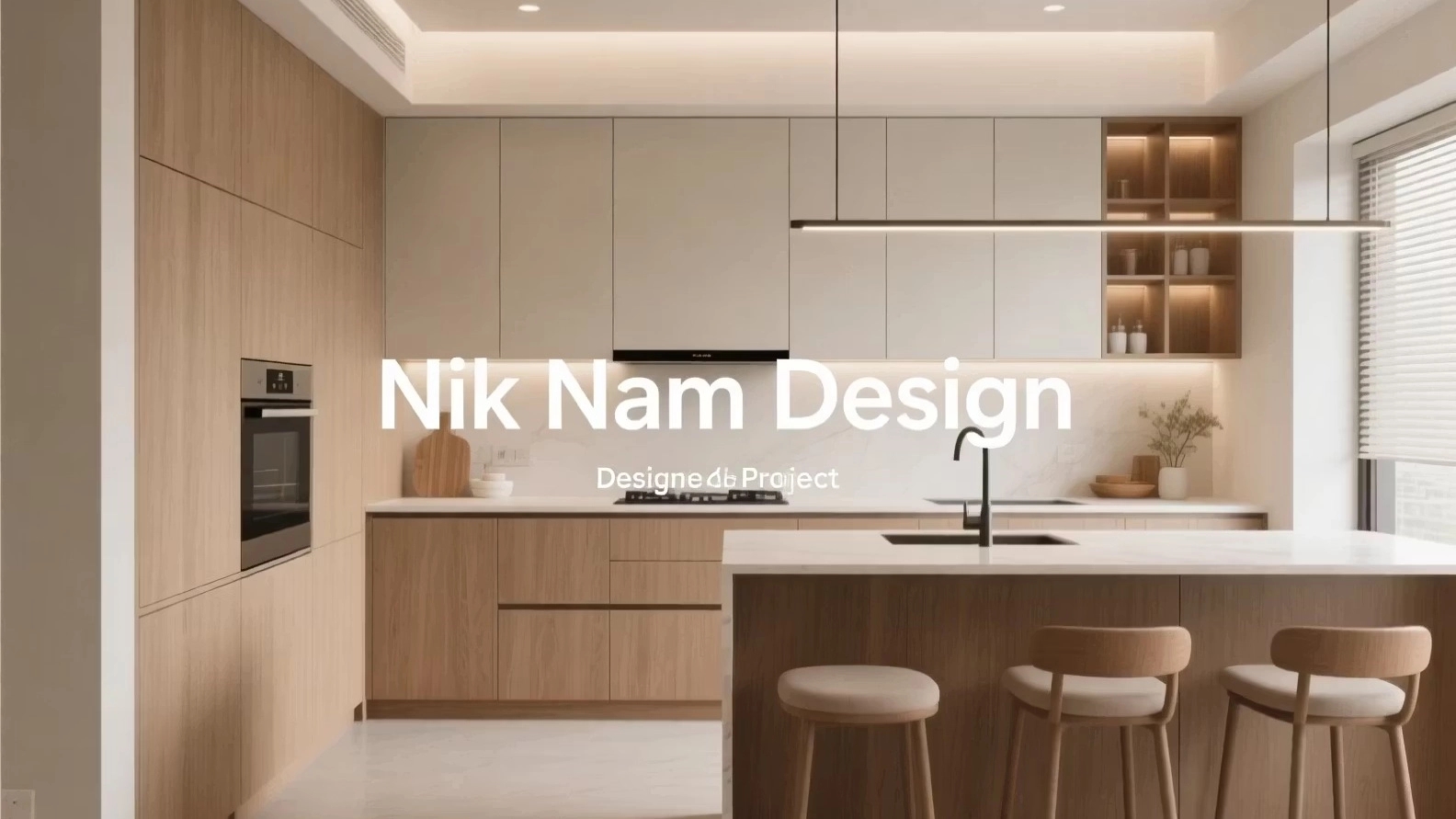 طراحی و ساخت کابینت آشپزخانه مدرن با نیک نام دیزاین