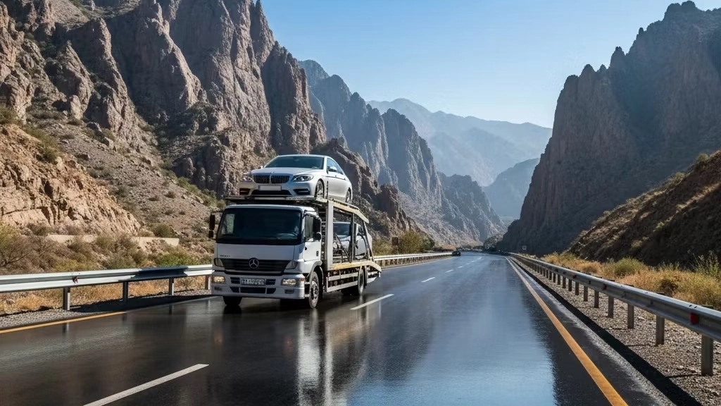 حمل خودرو با خودروبر کفی در شهرکرد