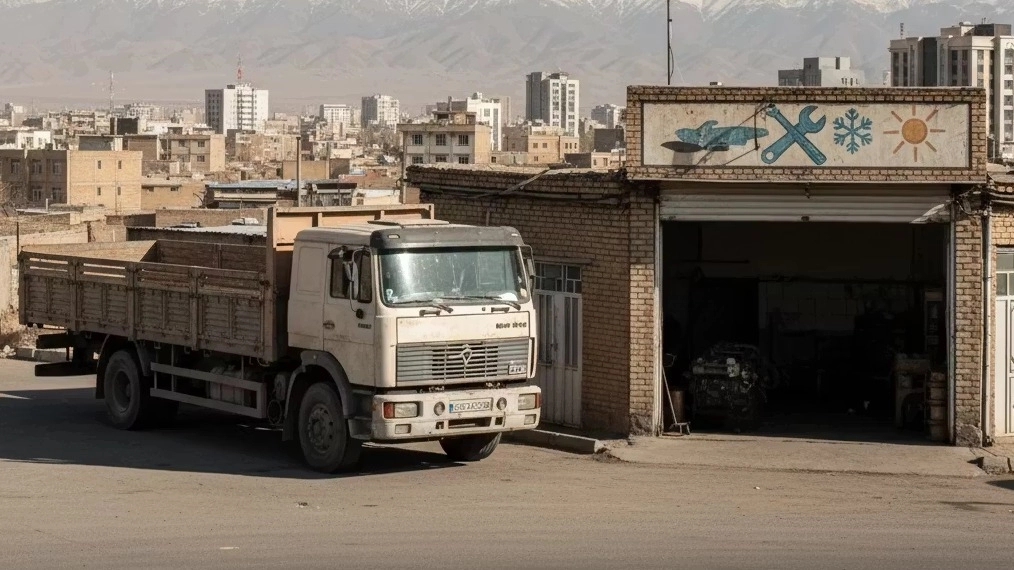 فروش بخاری درجا و کولر درجا ماشین سنگین در همدان