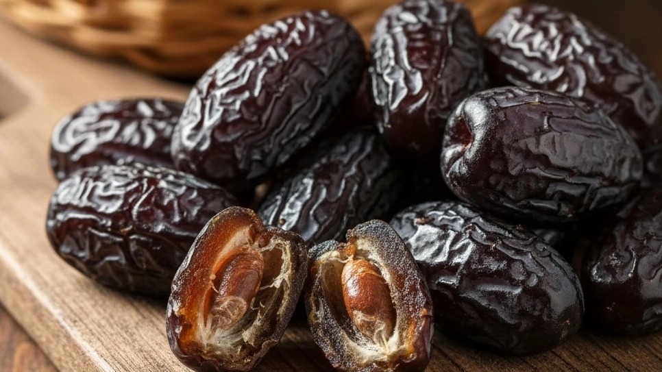 تازهترین بار رطب مضافتی بم، شیره دار و مشکی با عطر طبیعی