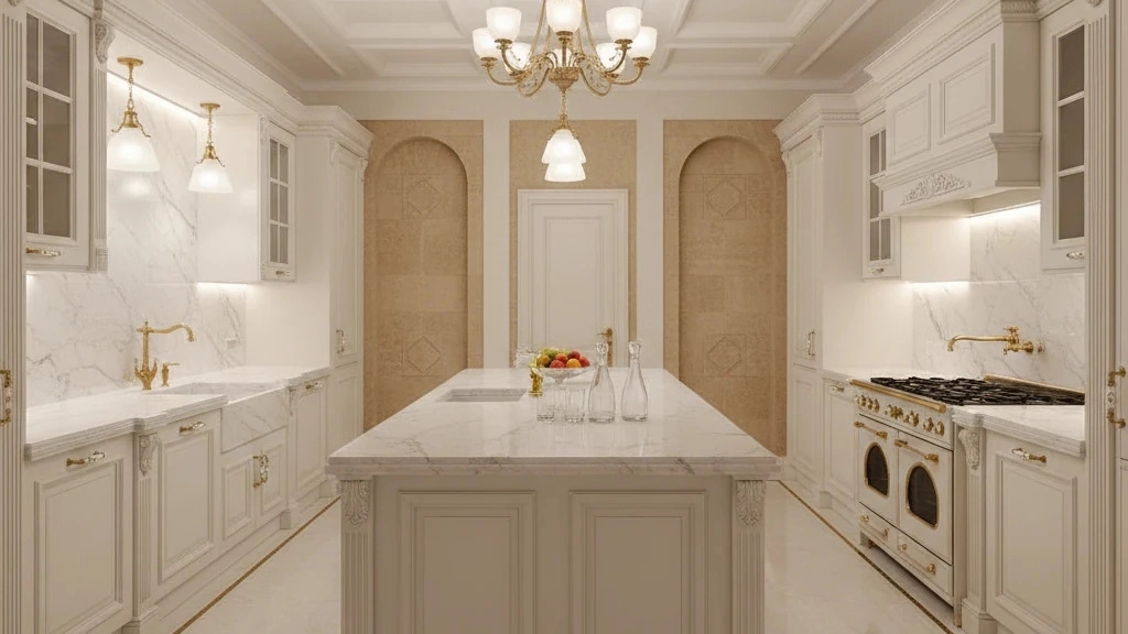 طراحی و اجرای کابینت نئوکلاسیک در شیراز