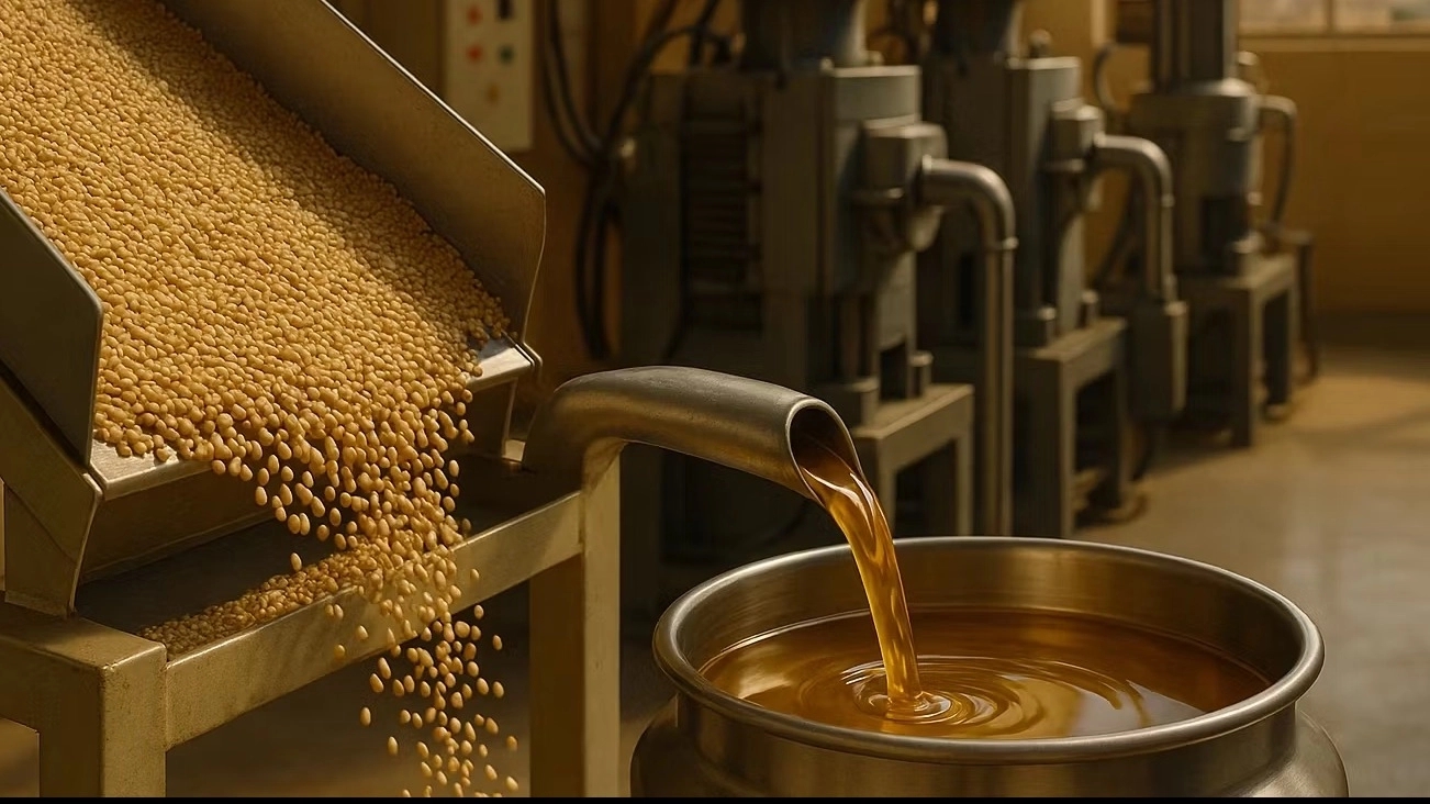 فرآیند تولید روغن کنجد در شرکت کشت و صنعت ایلیا