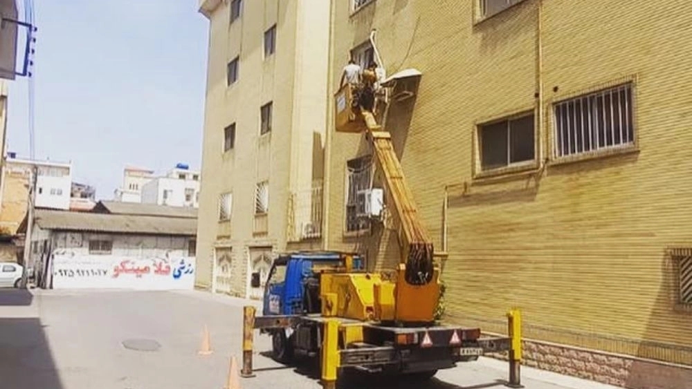 جرثقیل افسری، اجاره جرثقیل 3 تن کفی بالابر و خطه گر در بابل