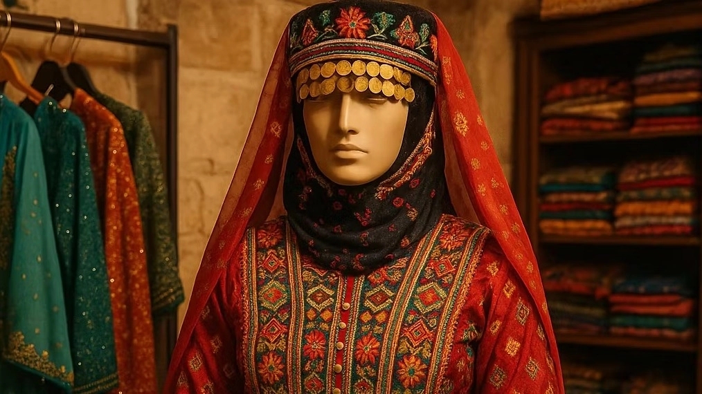 دوخت لباس محلی لری در شیراز