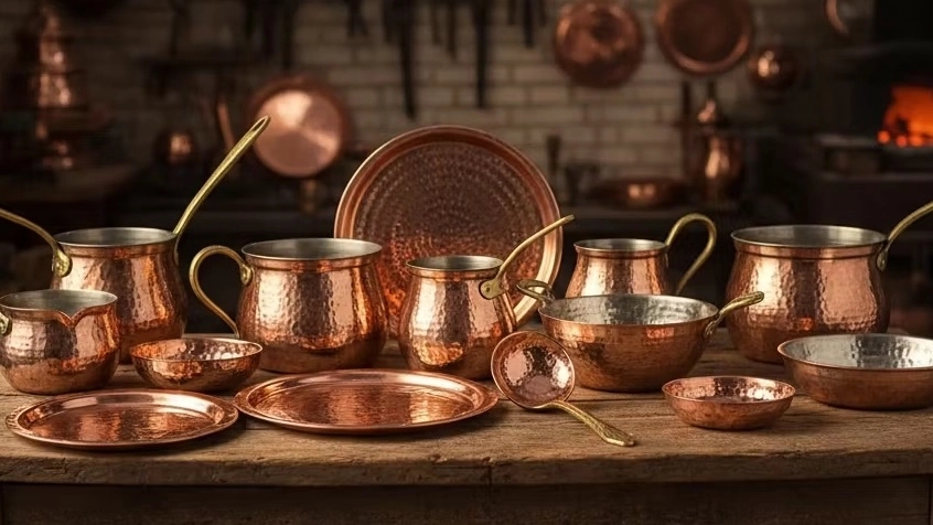 خرید مستقیم ظروف مسی دستساز از زنجان