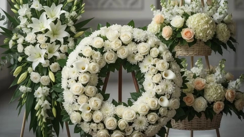 فروش گل برای مراسم ترحیم در مشهد