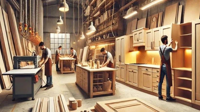 کارگاه تخصصی نجاری و تعمیرات کابینت و دکور در کات کابین کیش