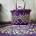 صنایع دستی گلاریس، تولید و فروش انواع ساک سفره و باکس تسمه بافی در رشت