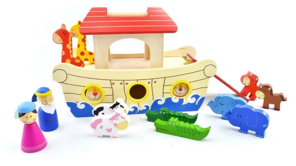 تولید و فروش اسباببازی چوبی کودک در نیلوچوب اراک