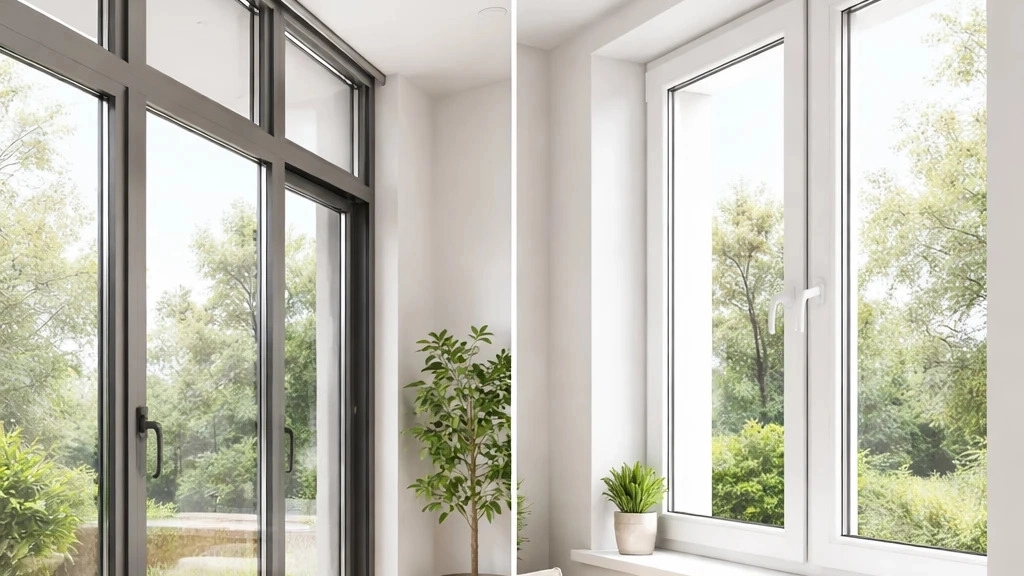تفاوت درب و پنجره آلومینیومی و UPVC