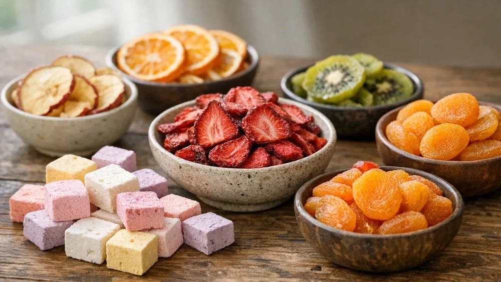 بازرگانی مروی؛ تولید و فروش میوه های خشکِ حرارتی و بستنی خشک در مشهد