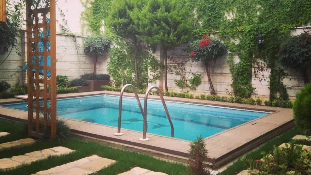 ساخت استخر و برکه مصنوعی در محوطه ویلا