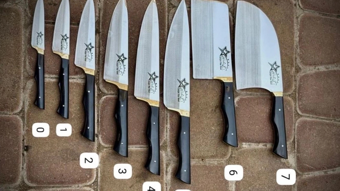 خرید انواع چاقو آشپزخانه و کمپینگ از تولیدکننده در زنجان