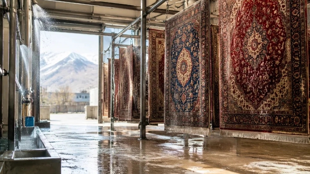 خدمات شستشوی فرش دستباف و ماشینی در کرج