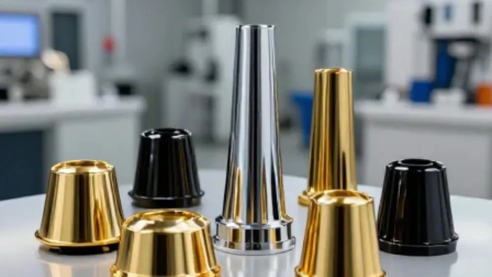 اجرای آبکاری مشکی و طلایی روی پلاستیک ABS در تهران