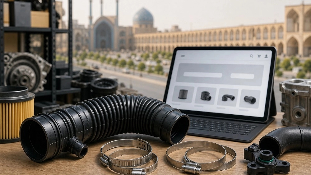 خرید آنلاین قطعات خودرو و لوله هواکش در اصفهان