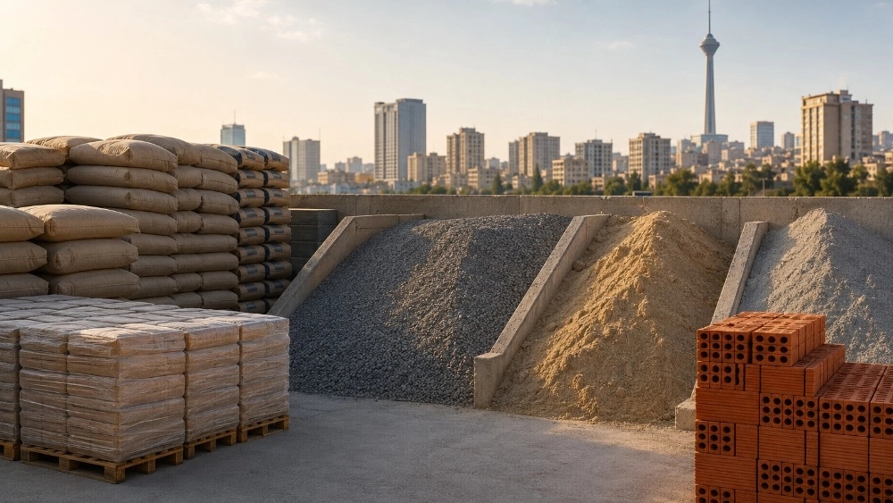 خرید مستقیم مصالح ساختمانی از فروشگاه علیپور در تهران