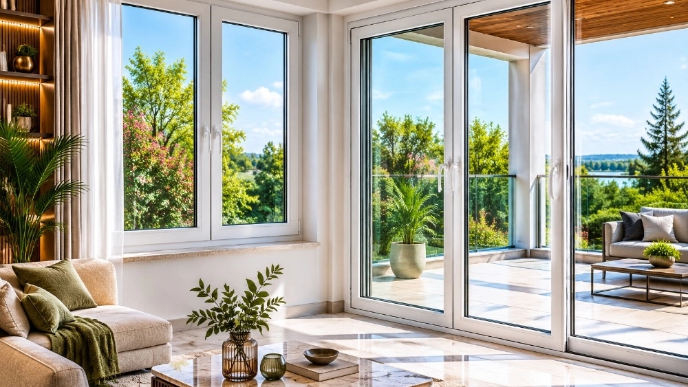 قیمت درب و پنجره دوجداره UPVC از تولیدی ویندومارک