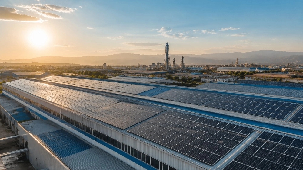 پنل خورشیدی صنعتی در اراک برای کارخانهها و کارگاهها