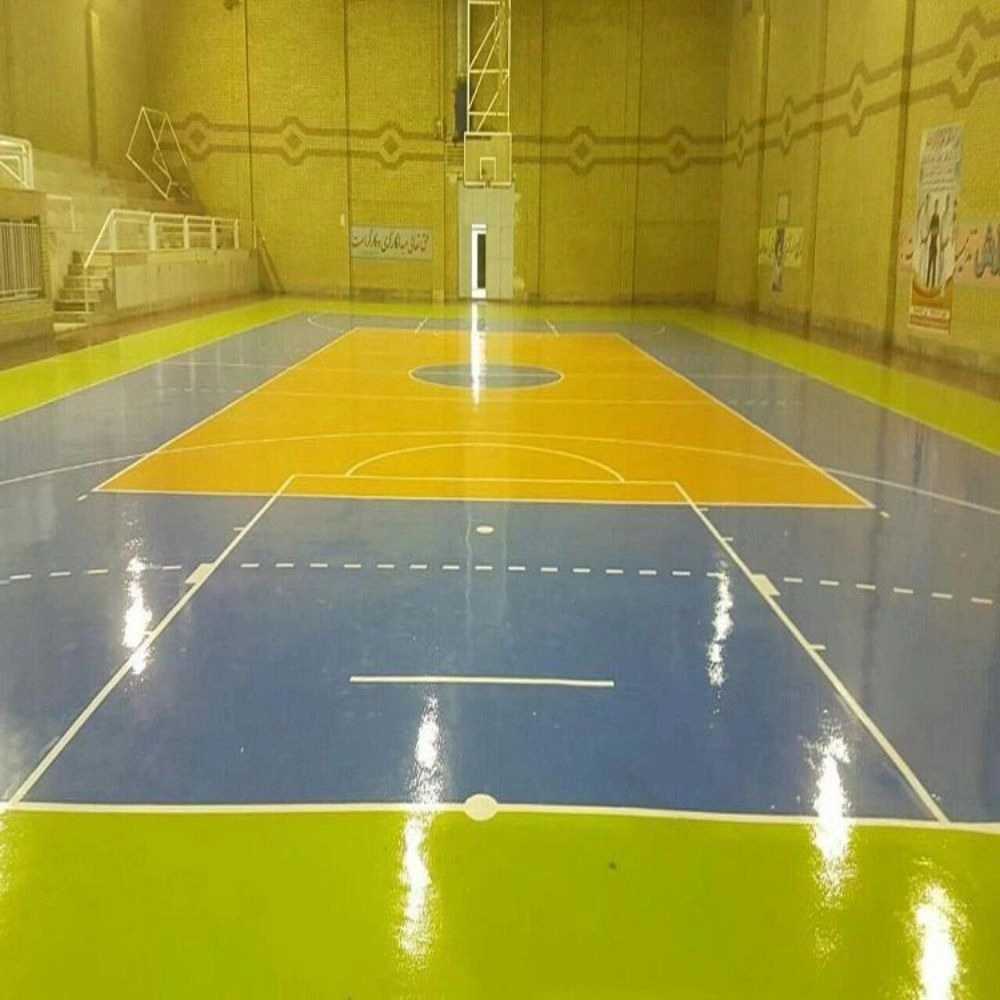 دیوارپوش سالن ورزشی شرکت نفت اهواز