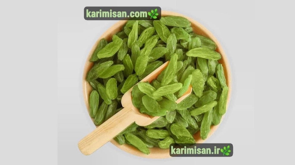 فروش عمده و صادرات کشمش سبز قلمی