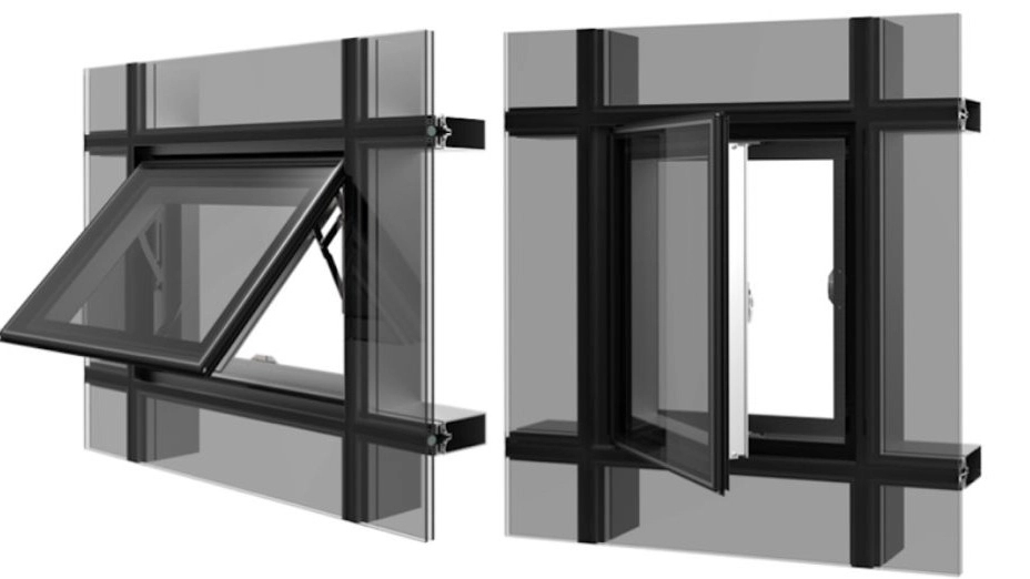 پنجره کرتین وال