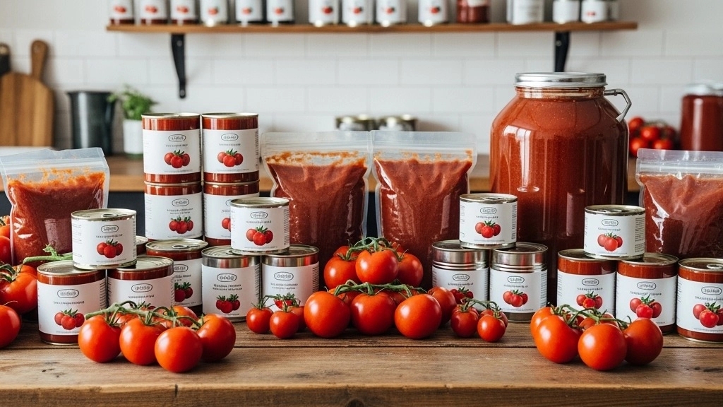 فروش رب گوجه فرنگی عمده و بستهبندی شده بوته چین