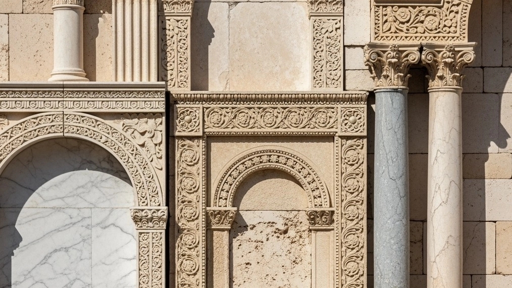 تولید انواع سنگ ساختمانی نما رومی و کلاسیک