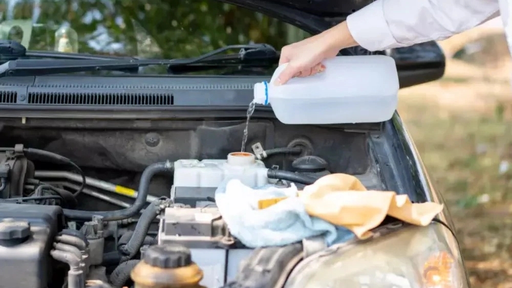 تولید و پخش آب رادیاتور و شیشه شور خودرو با کیفیت تضمینی در فروشگاه مسعودی