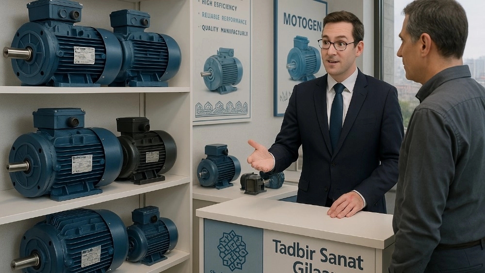 راهنمای خرید موتور و الکتروموتور موتوژن از نمایندگی تدبیر صنعت گیلار در شادآباد تهران
