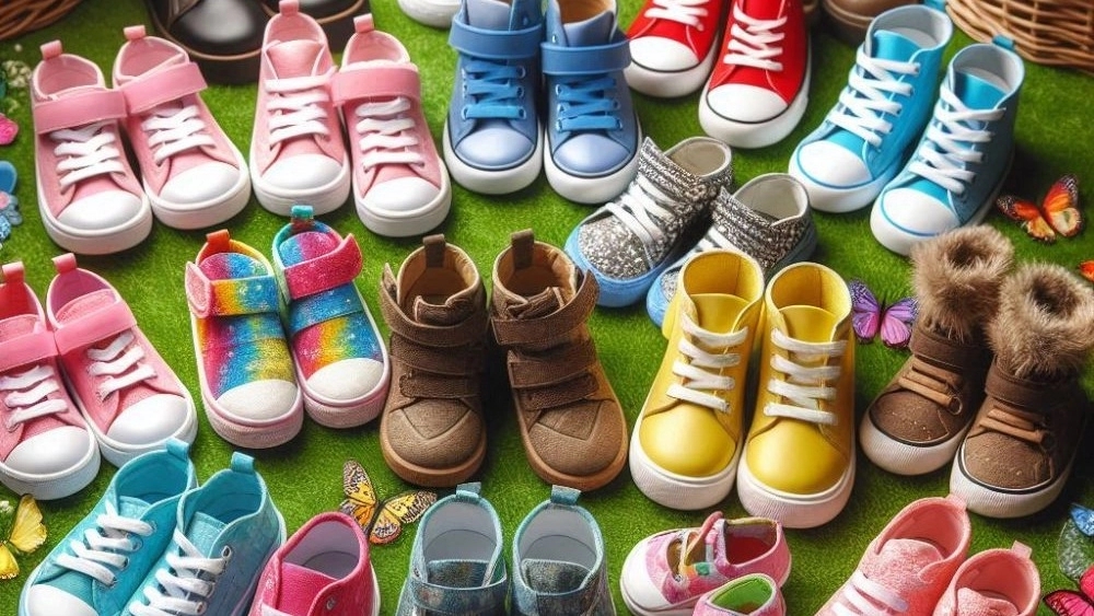 پخش عمده و خرده کفش بچگانه در همدان توسط تولیدی آرسین تضمین کیفیت و ارسال سریع