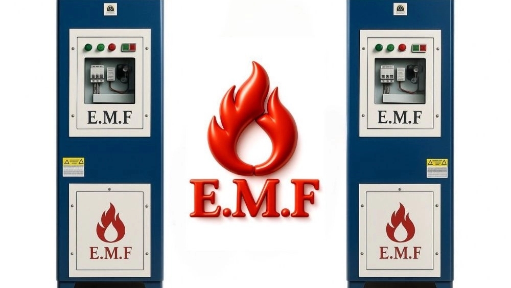 سازنده ی دیگ بخار EMF ایستاده